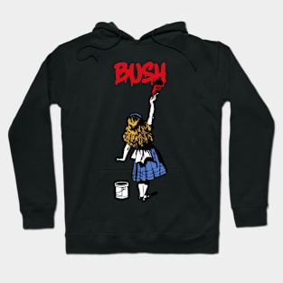 bush and red girl Hoodie